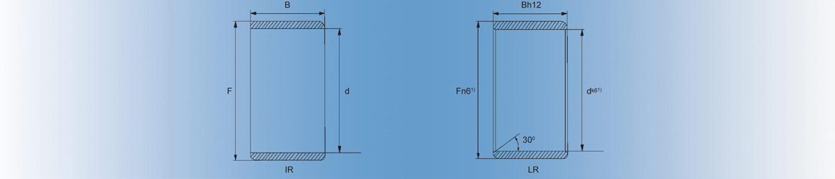 IR5X8X16內(nèi)套產(chǎn)品技術(shù)圖紙