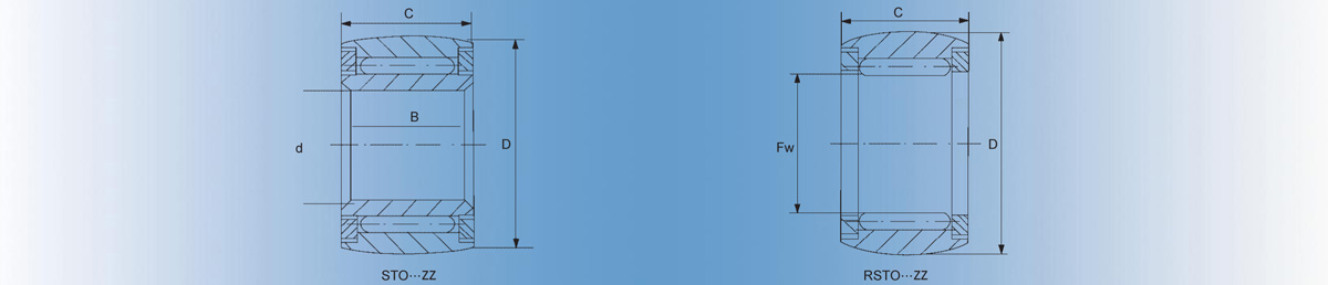 STO6支撐滾輪軸承產(chǎn)品技術(shù)圖紙